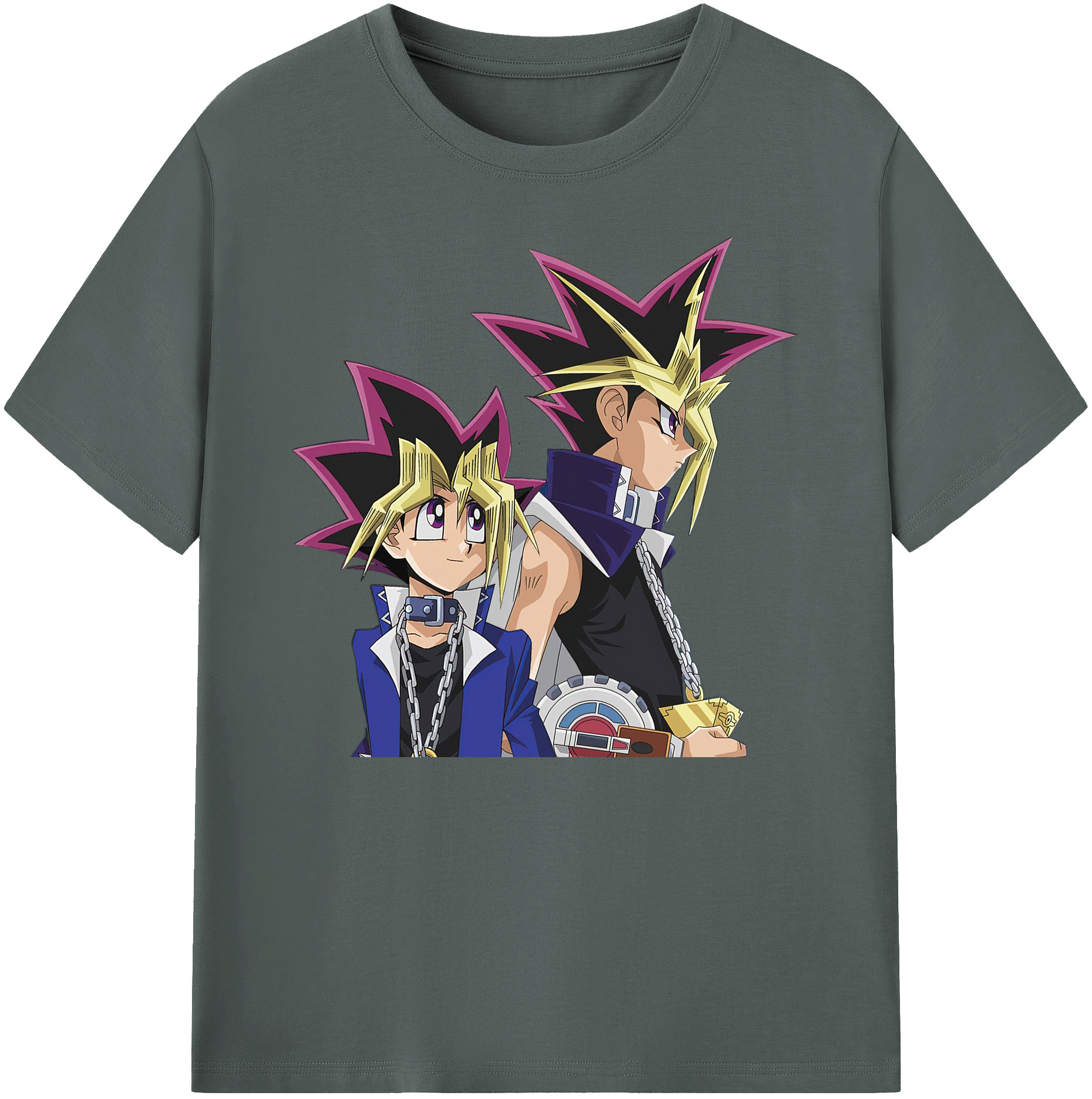 （画像用） 遊☆戯☆王 Yu-Gi-Oh! 綿100％ メンズ半袖Tシャツ｜肌触りやわらか＆通気性